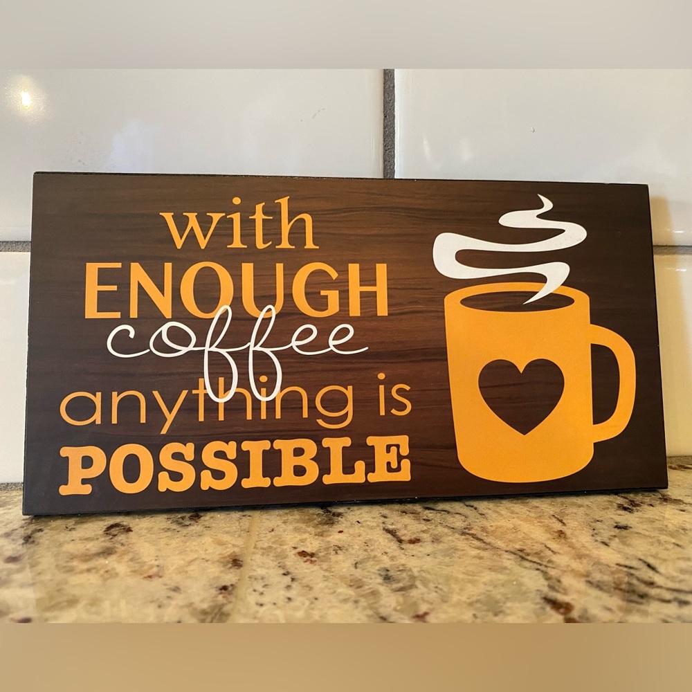 Coffee Decor New Sign